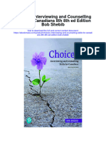 Download Choices Interviewing And Counselling Skills For Canadians 8Th 8Th Ed Edition Bob Shebib full chapter