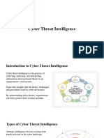 Cyber Threat Intelligence