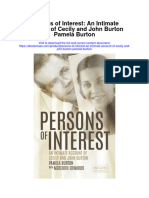 Download Persons Of Interest An Intimate Account Of Cecily And John Burton Pamela Burton all chapter