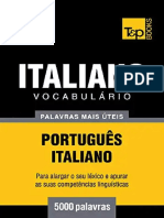 Vocabulario Portugues Italiano 5000 Pala