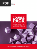 MA100 MT Course Pack 2020-21