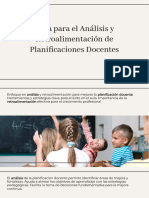 Guia para El Analisis y Retroalimentacion de Planificaciones Docentes