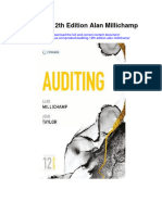 Download Auditing 12Th Edition Alan Millichamp full chapter