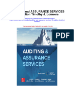 Auditing and Assurance Services 9Th Edition Timothy J Louwers Full Chapter