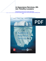Auditing Assurance Services 8Th Edition Timothy Louwers Full Chapter