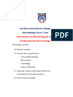 Microbiology Test Revision