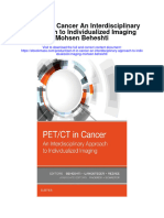 Pet CT in Cancer An Interdisciplinary Approach To Individualized Imaging Mohsen Beheshti All Chapter