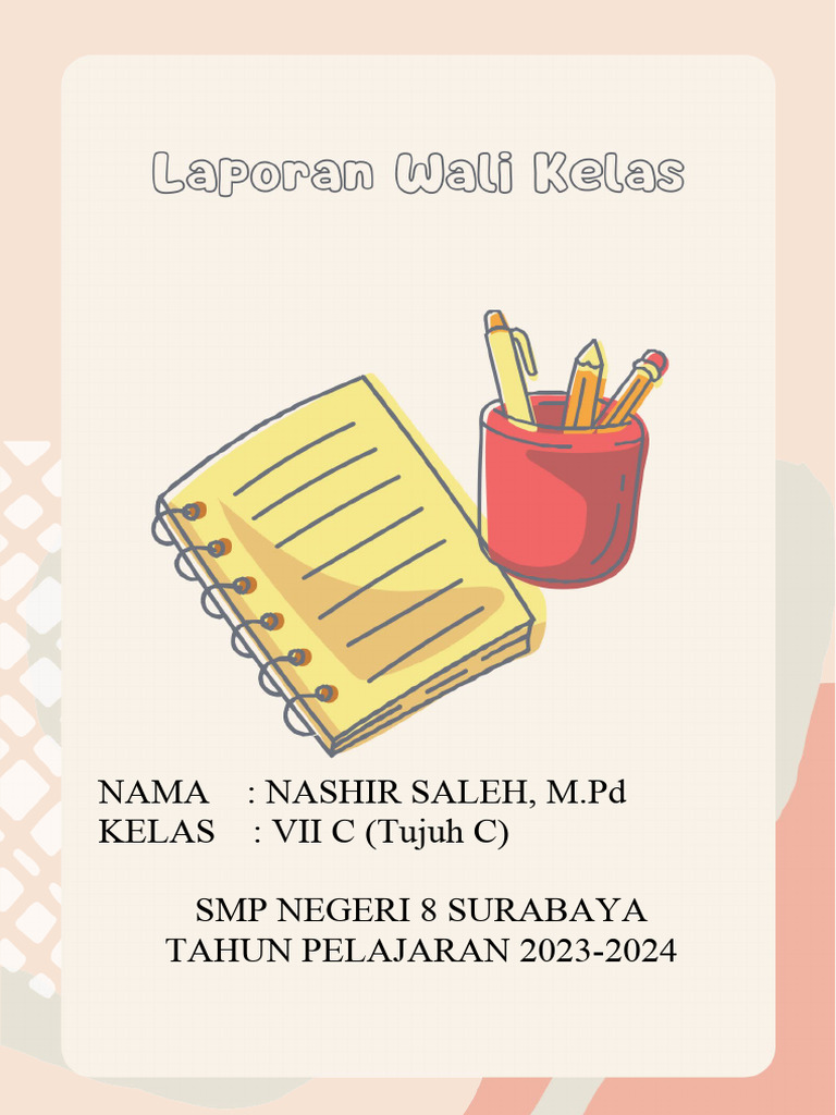 Laporan Program Kerja Wali Kelas 7C | PDF | Karier & Perkembangan