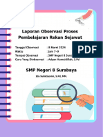  Contoh Laporan Observasi Pembelajaran Rekan Sejawat