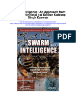 Swarm Intelligence An Approach From Natural To Artificial 1St Edition Kuldeep Singh Kaswan Full Chapter