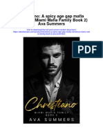Christiano A Spicy Age Gap Mafia Romance Miami Mafia Family Book 2 Ava Summers Full Chapter
