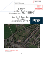 Construction Environmental Management Plan (Grendon)