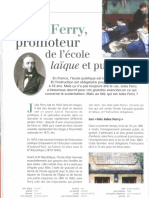 Jules Ferry Promoteur de L'école