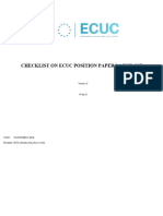 ECUC Checklist Sep 2022 v1.0