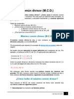 Máximo Común Divisor y Minimo Comun Multiplo (6 Ejemplos)