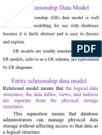 Three Entity Relational Data Model