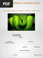 Five Kingdom Classification