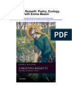 Christina Rossetti Poetry Ecology Faith Emma Mason Full Chapter