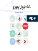 Pharmacology in Nursing 3Rd Australian New Zealand Edition Bonita E Broyles All Chapter