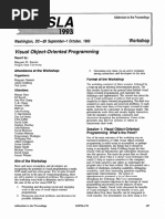 Visual Object-Oriented Programming: Workshop