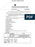 NOTICE For Printing of Pass Certificates 2024