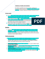 Unit - 6 Advantages and Limitations of Models and Simulations