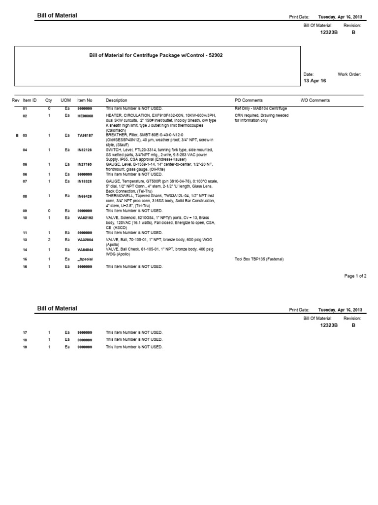 bill-of-material-revision-print-date-pdf-tools-equipment