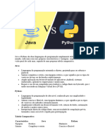Linguagem Básica Da Programa - Java e Python