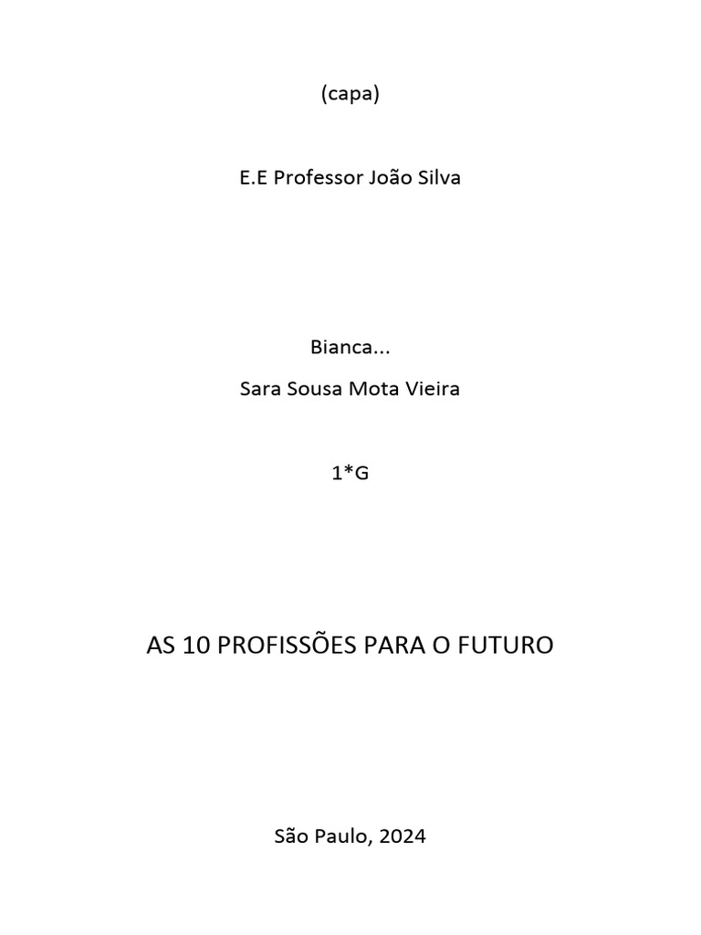 10 Profissões do Futuro e Habilidades | PDF | Automação | Inteligência ...