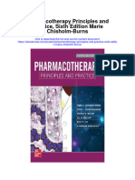 Pharmacotherapy Principles and Practice Sixth Edition Marie Chisholm Burns All Chapter