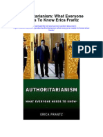 Authoritarianism What Everyone Needs To Know Erica Frantz Full Chapter