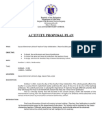 Activity Proposal For Teacher's Day - Joel F. Gaut