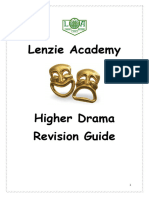 Higher Drama Revision Guide