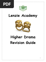 Higher Drama Revision Guide