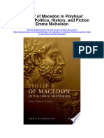 Philip V of Macedon in Polybius Histories Politics History and Fiction Emma Nicholson All Chapter