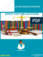 Droit Des Obligations: Thème 1: La Notion de Contrat