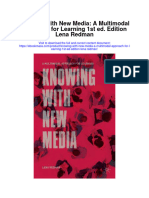 Download Knowing With New Media A Multimodal Approach For Learning 1St Ed Edition Lena Redman full chapter