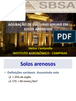 Adubação de Culturas Anuais em Solos Arenosos IAC SLIDES