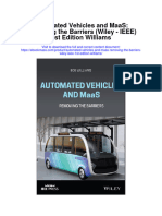 Automated Vehicles and Maas Removing The Barriers Wiley Ieee 1St Edition Williams Full Chapter