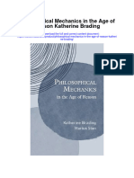 Download Philosophical Mechanics In The Age Of Reason Katherine Brading all chapter