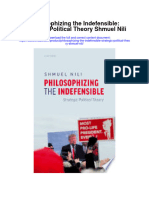 Download Philosophizing The Indefensible Strategic Political Theory Shmuel Nili all chapter