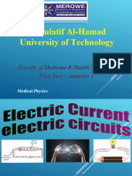 فيزياء 5 Electric Current