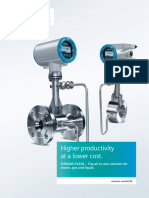 Datasheet SIEMENS SITRANS FX330 Vortex Flowmeter Transmitter