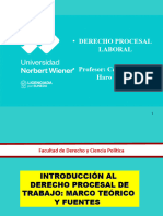 Clase 1 Derecho Procesal de Trabajo Teoría y Evolución