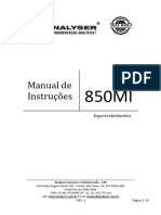 Analyser - Manual Espectrofotometro 850mi