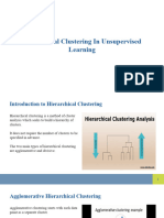 Hierarchical Clustering In Unsupervised Learning