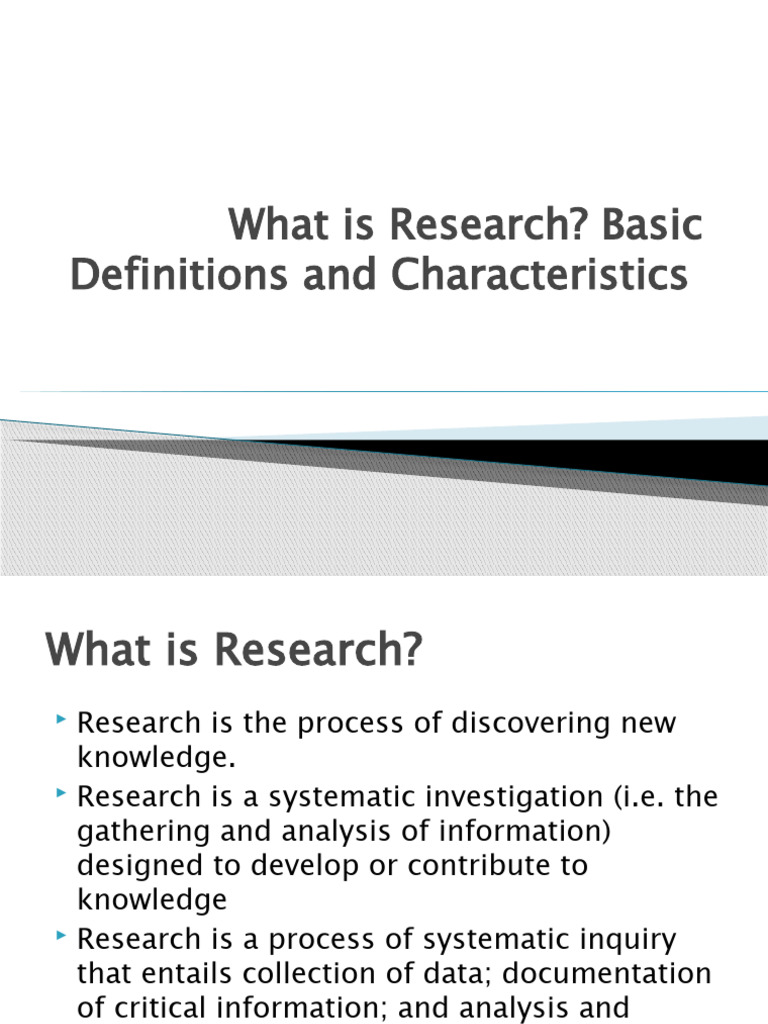 What Is Research | PDF