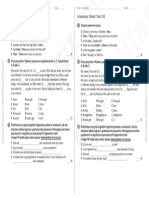 Unit 1 Short Test Grammar A&b