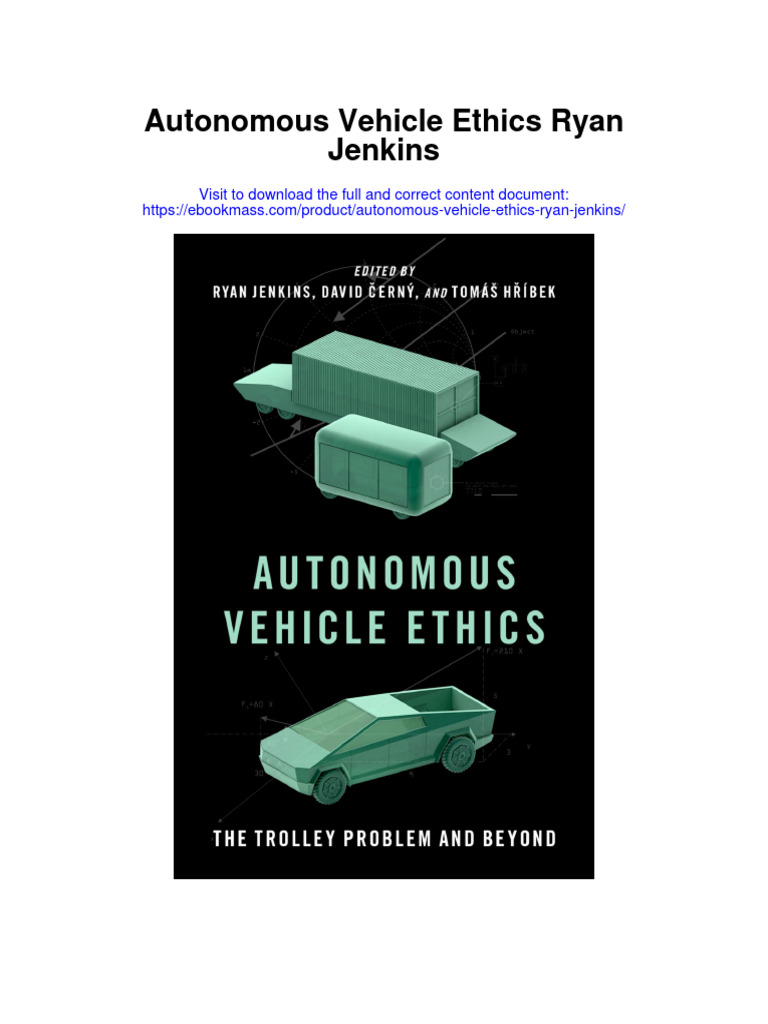 Autonomous Vehicle Ethics Ryan Jenkins Full Chapter PDF