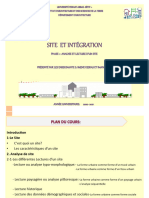 Site Et Inteegration Partie 1 L2 Arch 21